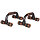 Plastic armrests push up