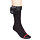 Electrically heated knee-lenght socks