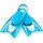 Children's flippers for swimming