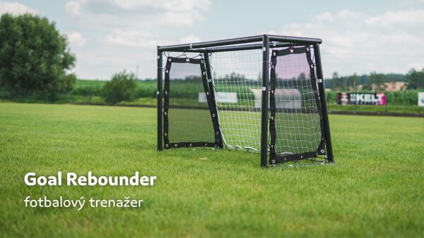 Goal Rebounder Soccer Trainer and goal