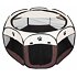 Pet Octagonal pet fence brown