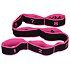 Yoga 8 Cell stretching strap black-pink