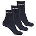 Short Crew 3P sports socks navy