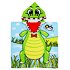 Dinosaur poncho towel for kids