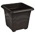 Quattro flower pot brown