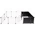 Amigo pet fence cage black