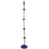 Swing climbing rope with discs blue