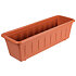 Garden window box terracotta