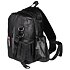Fisherman fishing gear backpack black