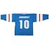 Print custom design number and name on the back