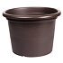 Campanula flower pot brown