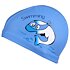 Dolphin children's swimming cap blue