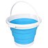 Pail folding bucket blue