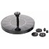 Courtyard solar fountain