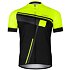 Cube cycling jersey black-yellow fluo
