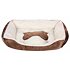 Comfy dog bed brown