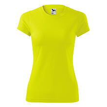 Fantasy ladies' t-shirt neon yellow