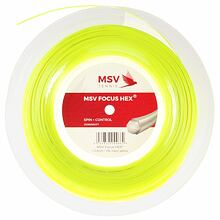 Focus HEX tennis string 200 m neon yellow