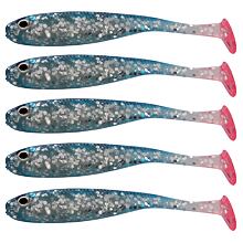 Silicone Bait 01 fishing rubber lures 5 pcs