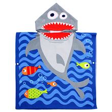 Shark poncho towel for kids