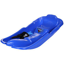 TurboJet plastic bobsleds blue