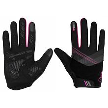 Paola+ cycling gloves black-pink