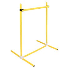 Crossbar agility hurdle for dogs yellow