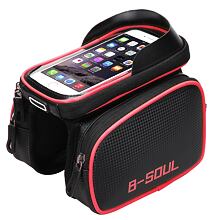 Tube 1.0 bike frame bag red