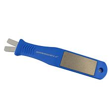 V Stick tool for skate sharpenning