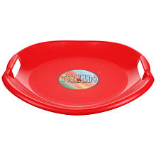 Tornado plastic sledge disc red