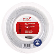 Focus HEX Ultra tennis string 200 m white