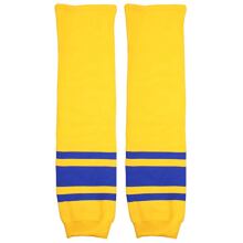 Motor ice hockey socks yellow-blue