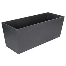 Florence Stone decorative plant box 50 cm anthracite