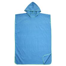 Surf poncho towel light blue