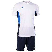 Danubio II men's t-shirt and shorts white-navy