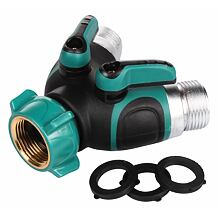 Diverter garden hose splitter