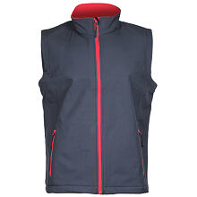 Promo men'ssoftshell vest grey