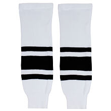 Team SR hockey socks white