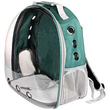Petbag Transparent pet backpack green