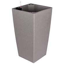 Delto Stone self-watering flower pot 25 x 46 cm grey