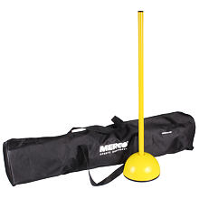 10x Slalom Pole Dribbling 80 cm with bag