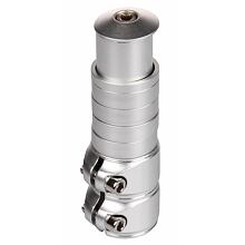 Stem bike stem riser silver