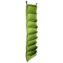 Vertical Grow Bag 9 wall planting bag green