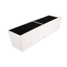 Supreme self-irrigation balcony box white