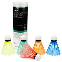 Colours 5 badminton shuttlecocks