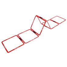 Square Speed agility rings red