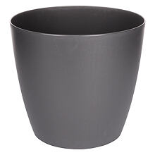 Ella Twist 'n' Roll decorative flower pot anthracite