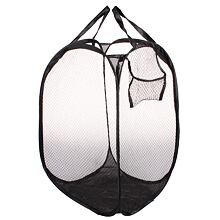 Organizer folding storage basket black