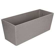 Florence Stone decorative plant box 50 cm grey