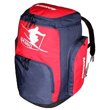 Skiboot Bag ski boot and helmet bag navy-red